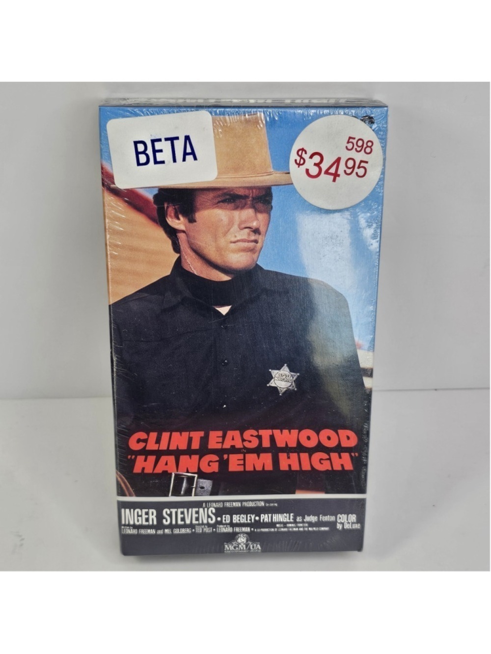 SEALED BETAMAX Clint Eastwood Hang ’Em High CBS Fox Video Western 1968 BETA